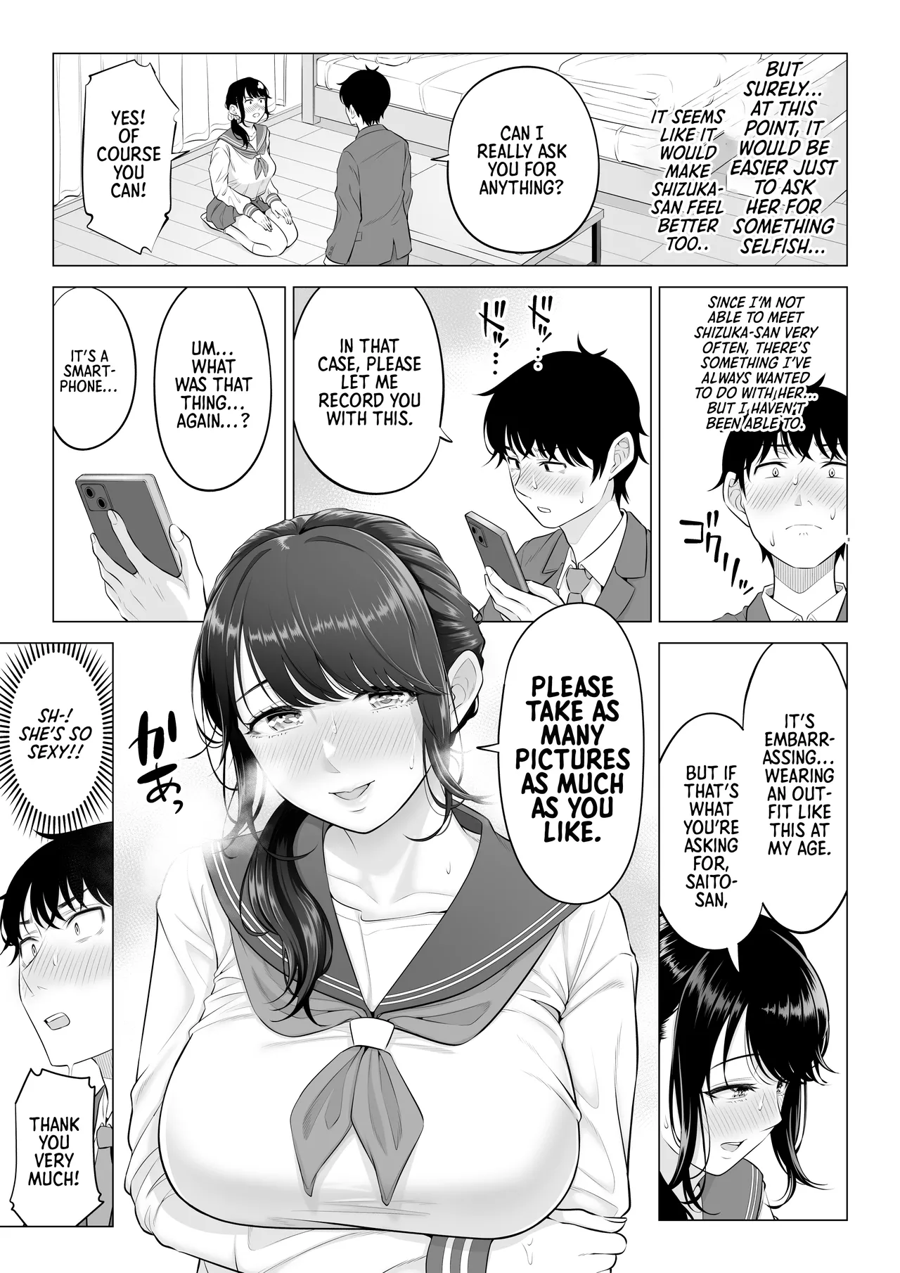 Hentai Manga Comic-Shizuka Tachibana, the Housewife Who Collects My Sperm Donations, Doesn't Know a Damn Thing!!-Chapter 2-59